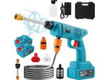 Idropulitrice, Design Cordless, Pulizia Ad Alta Pressione, 2 Batterie, Funzionamento A Batteria