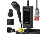 Caricabatterie Portatile Per Veicoli Elettrici, Potenza 11 Kw, Corrente Regolabile, 15 M Senza Adattatore, TYPE2
