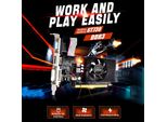 Jingsha GT730 Scheda Grafica 4Gb/Ddr3/128Bit Memoria 700Mhz Frequenza Core Compatibile Con Porte Vga+Dvi+Hdmi Per Ufficio Gioco