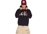 Dsquared2 Icon Splash Felpa Con Cappuccio Nero Uomo