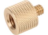 Adattatore A Vite Per Treppiede Goshyda, Convertitore A Vite Per Treppiede In Ottone Metallico Da 1/4 Di Pollice Maschio A 3/8 Di Pollice Femmina, Adattatore A Vite Riduttore Per Microfoni, Treppiedi, Fotocamere (A43)