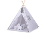Tenda Tipi Per Bambini - Tenda Da Gioco - Gratis 2 Piume Decorative In Feltro, Facile Da Piegare