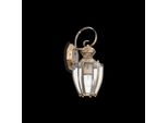 Dmora Lampada Da Parete Spriana Oro, Materiale Aplique In Metallo Materiale Struttura In Vetro
