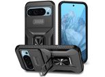 Custodia Protettiva Robusta Con Copertura Per Fotocamera E Supporto Ad Anello Per Google Pixel 9 Pro Xl/ 10 Pro Xl