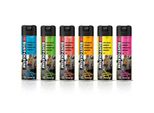 Rust-Oleum Marcatore A Terra Fluorescente 500 Ml Vernice Spray Arancione Fluorescente