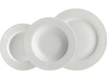 La Porcellana Bianca Essenziale Set Di 12 Piatti NPCP0042TA12F