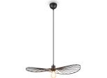 Lampada A Sospensione A Cappello In Metallo Nero Chapeau 1Xe27 40W Rl
