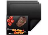 Tappetino Per Griglia Bbq Protezione Del Pavimento Antiaderente Resistente Al Calore Tagliabile Riutilizzabile Per Griglia A Gas Griglia A Carbone Griglia Elettronica Forno Set Di 3 /5 Nero 23470, Q.Tà:3