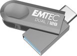 Emtec D280 Dual Unità Flash Usb 128 Gb Usb Type-A / Usb Type-C 3.2 Gen 1 (3.1 Gen 1) Argento