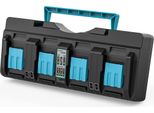 XNJTG-DC18SF Caricabatteria Sostitutivo A 4 Porte Da 14,4 V-18 V Per Makita