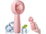 Ventilatore Portatile Bossoner, Mini Ventilatore Portatile: 2600 Mah Piccolo Ventilatore Portatile Usb Batteria A 3 Velocità Ricaricabile Ventilatore Da Viaggio Estivo