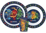 Elemental Ninjago Set Di Stoviglie, Set In Microplastica, Con Tazza Da 260 Ml