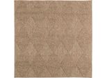 Tappeti Quadrati Vidaxl Huarte Natur 120 X 120 Cm