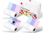 Carta Termica Autoadesiva Per Phomemo M02 M02Pro M03AS M04S M04AS Rotolo