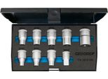 Gedore Tx 19 E-09 Set Di Chiavi A Bussola 1/2" 9 Pezzi Tx E10-E24 Esterno, 6265970"