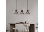 Opviq, Kirpi- Kirpi Opv, Nero, Lampadario, 104 X 30 Cm, Corpo In Metallo
