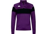 Kappa Dovare Felpa Con Mezza Zip Viola M Uomo Viola M