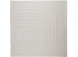 Tappeti Quadrati Vidaxl Huarte Crema 120 X 120 Cm