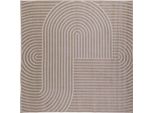 Tappeti Quadrati Vidaxl Huarte Beige 240 X 240 Cm