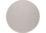 Tappeti Quadrati Vidaxl Huarte Crema Ø 160 Cm Poliestere