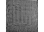 Tappeti Per Zone Giorno Vidaxl Huarte Antracite 240 X 240 Cm Poliestere