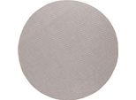 Tappeti Quadrati Vidaxl Huarte Crema E Taupe Ø 200 Cm Poliestere
