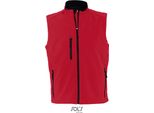 Sols 46601 | Gilet Softshell Rallye Senza Maniche / Scaldacorpo - Colore: Pepper Red - Taglia: 3XL