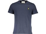 Lyle & Scott Maglietta Tinta Unita A Maniche Corte Blu S Uomo Blu S