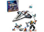 Set Di Esploratori Spaziali Lego City, Confezione Da 3 Pezzi Per Bambini E Bambine Dai 6 Anni In Su, 3 Set In 1 Scatola, Con Mech Giocattolo, Astronave, Hoverbike E 3 Minifigure, Idea Regalo Per Il Gioco Immaginativo 60441