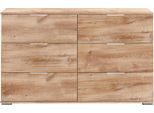 Cassettiera Easy Plus Cassettiera 130X41X83Cm Colore A Scelta, Rovere Massello