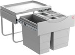 Cestino Hailo 3644732 Tr Swing Tandem Salvaspazio S 2X 8,5 + 12 Litri
