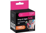 HöGa-K-Tape Silk 5 Cmx5 M L.Fr.Pink Kinesiol.Tape 1 Pz