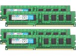 Brainzap 16GB DDR3 Ram Dimm PC3L-12800U-11-12-A1 1Rx8 1600 Mhz 1.35V CL11 Computer Pc Memory (4X 4GB)