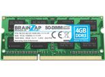 Brainzap 4 Gb Di Ram DDR3 SO-DIMM PC3L-12800S-11-11-FP 2Rx8 1600 Mhz 1,35 V CL11 Memoria Per Notebook