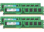 Brainzap 16GB DDR3 Ram Dimm PC3-12800U-11-12-A1 1Rx8 1600 Mhz 1.5V CL11 Computer Pc Memory (4X 4GB)