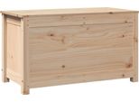 Cassapanca 80X40X45,5 Cm In Legno Di Pino Massiccio