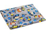 Coperta Per Neonati Ella - 75X100 Cm - Blu,Grigio