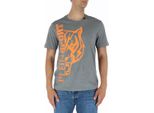 Plein Sport T-Shirt Uomo Cotone Grigio GR82500 - Taglia: L