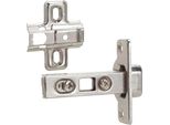 Cerniera A Tazza Con Clip Dritta 35 Mm.