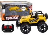 Auto Giocattolo Veicolo Fuoristrada Telecomandato Rc 1:18 Giallo