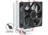 Brainzap Raffreddatore Cpu 4-PIN Pwm 100W Tdp Ventola Intel 1150 1151 1155 1156 1700 Amd AM2 AM3 AM4