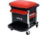Sgabello Da Officina, Sedia Da Officina 530X470X360 Mm Con Cassetti Fino A 150 Kg