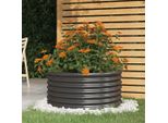 Maison Exclusive - Vaso Giardino Acciaio Zincato 80X80X36Cm Antracite