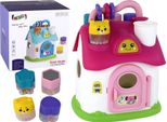 Domek Sorter Interaktywny RóżOwy Puzzle Edukacyjny