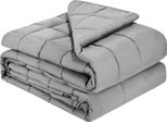 Vevor Coperta Pesata, 11,5 Kg, Coperta Terapeutica 2235X2640 Mm, King Size, Coperta Pesata Con Perle Di Vetro, Adatta Per Adulti Di 113-140 Kg, Allevia Ansia E Stress, Grigio
