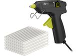 Goobay 77825 Pistola Per Colla A Caldo Advanced 20 W, Incl. 50 Stick Di Colla, Nero, 1 M - Per Stick Di Colla A Caldo Con Diametro Di 7 Mm