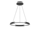 Lampada A Sospensione Moderna In Bianco E Nero Per Soggiorno Sopra Il Tavolo Anello Decorativo A Colore Variabile Led 45W Sindri Rabalux