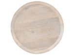 Tavolino Ø60X75 Cm In Legno Massiccio Di Mango
