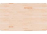 Vidaxl Piano Lavabo 100X60X1,5 Cm In Legno Massiccio Non Trattato