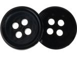 Bottone - Set Di 6 - Diametro 15 Mm - Grigio